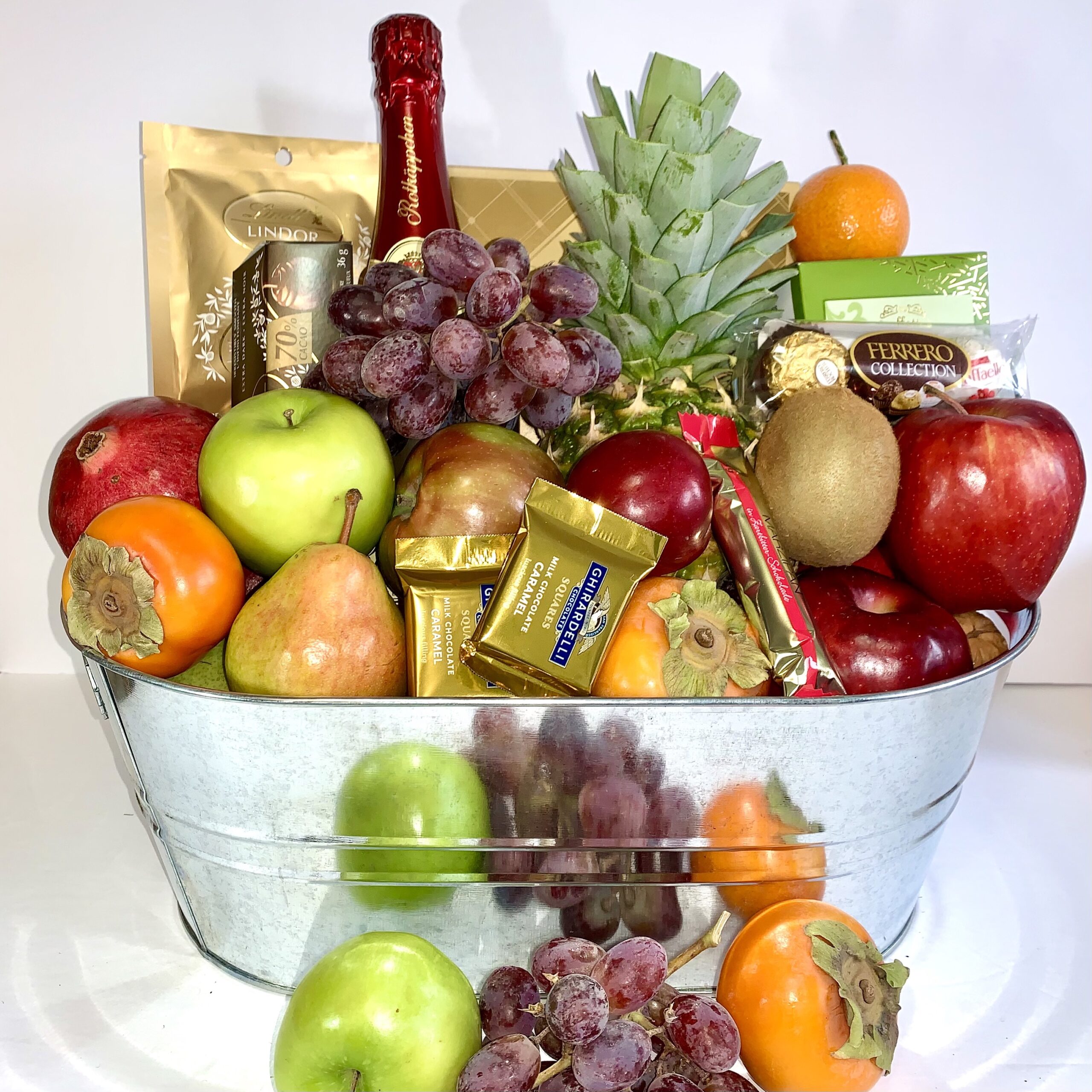 Fresh Fruits and Champaign Surrey Gift Baskets